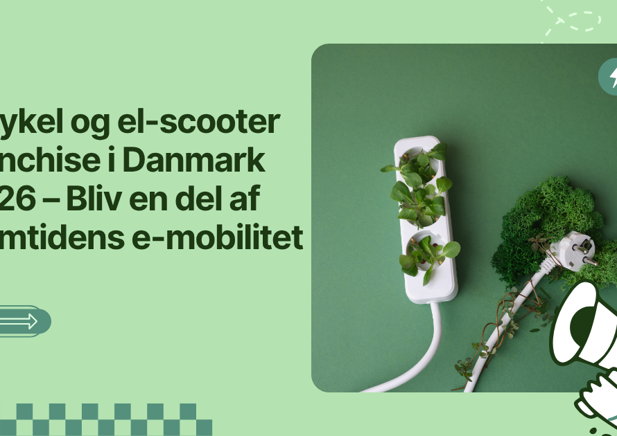 Elcykel og el-scooter franchise i Danmark 2026